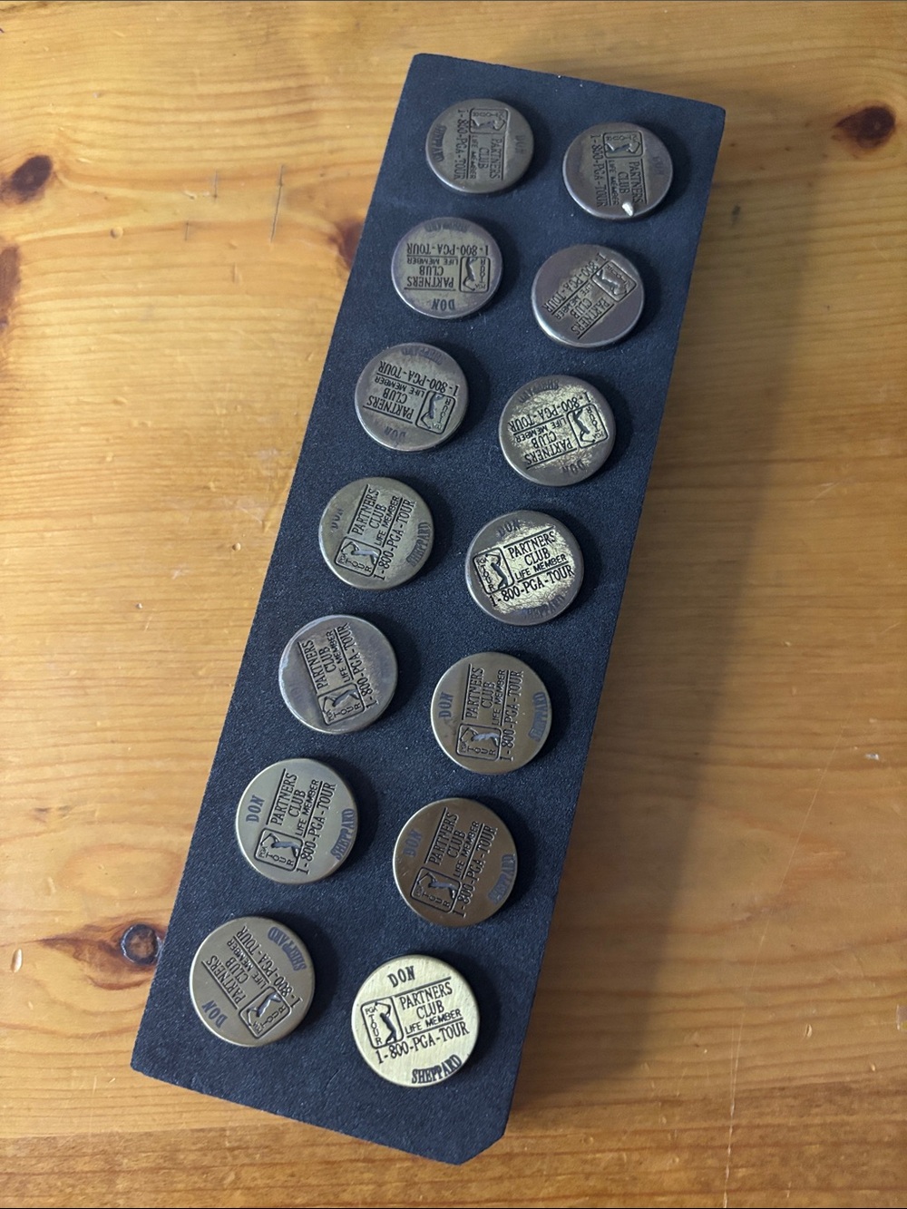 Vintage PGA Don Sheppard Ball Markers Set